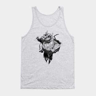 Super Cow Bull Milk Cattle Super Hero! Parody Fun Art! Tank Top